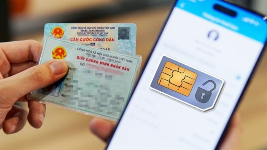 từ này đến 01/08/2025, nếu không đăng ký thông tin cá nhân chính xác sẽ bị khóa SIM. (Ảnh minh họa)
