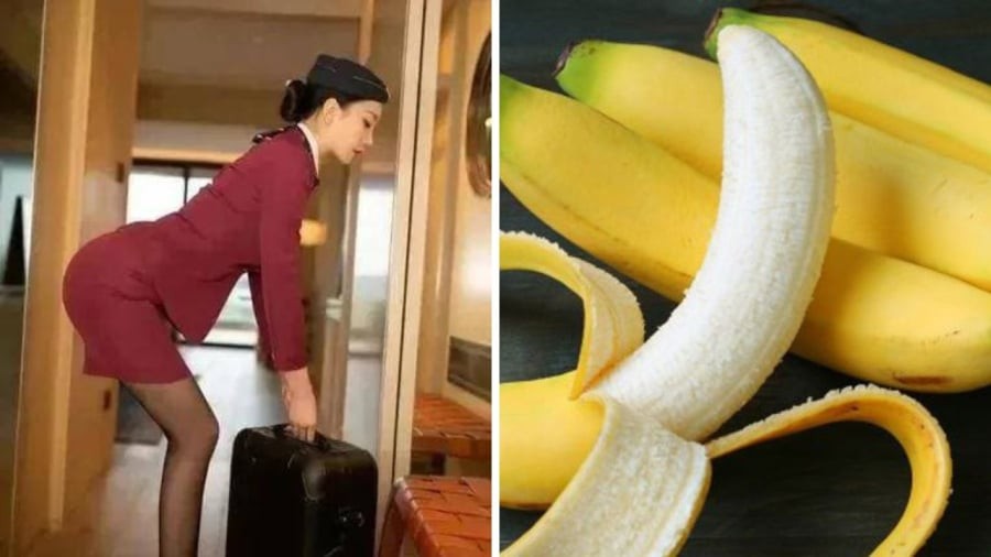Tại sao Tiếp viên Hàng Không luôn mang theo một quả chuối khi lên máy bay? Họ dùng để làm gì?