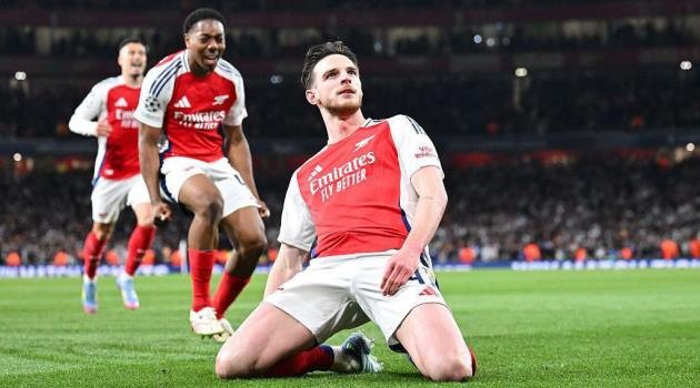Rice là điểm sáng của Arsenal mùa này.