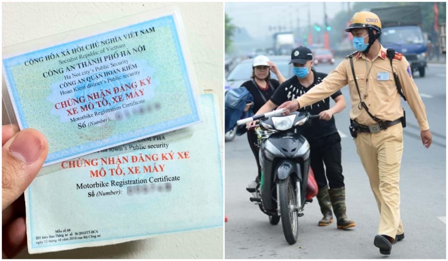 Trường hợp cần cấp đổi lại Giấy đăng ký xe