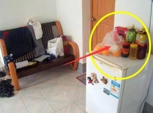 Việc đặt lò vi sóng hay lò nướng lên nóc tủ lạnh nhằm tiết kiệm không gian không phải là lựa chọn thông minh.