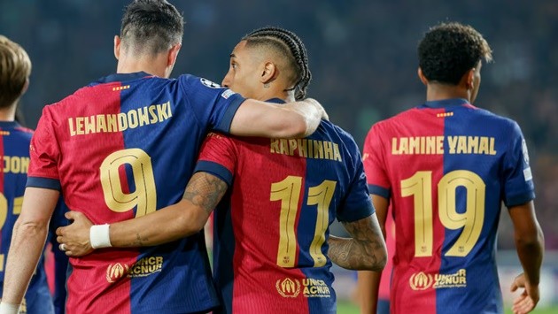 Những cú ''nã đại bác'' được Barca thực hiện một cách thường xuyên. 