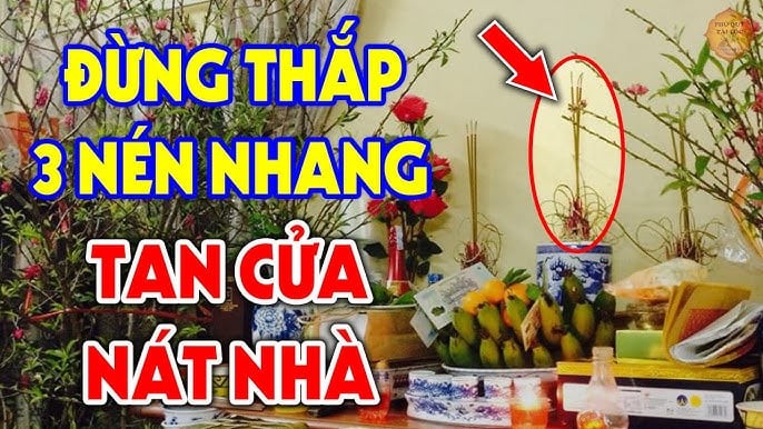 Thắp hương đừng chỉ chọn 3 cây nhang 
