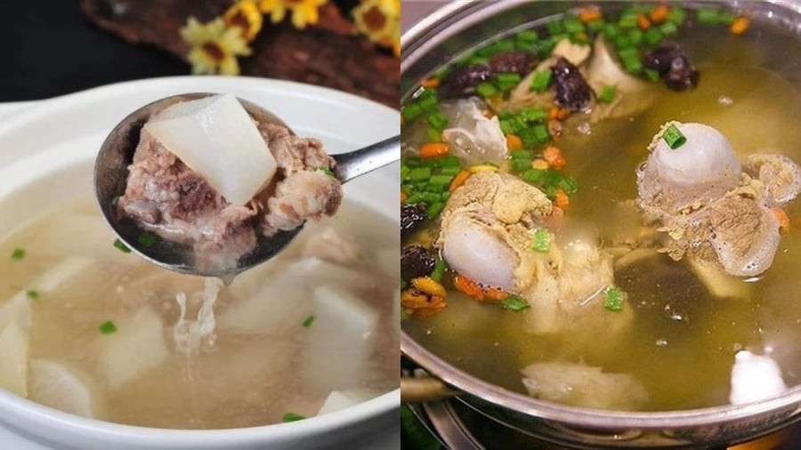 Hầm xương lửa vừa sẽ giúp nước trong