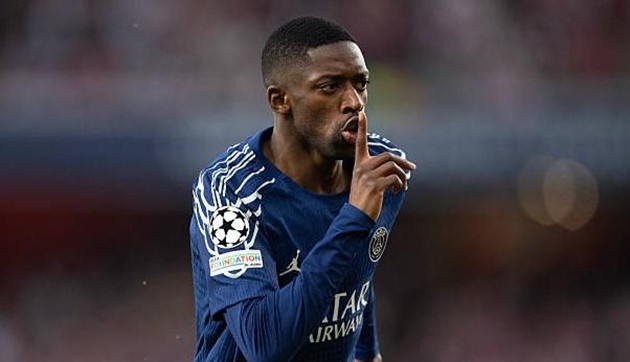 Ousmane Dembele dè chừng Inter Milan.