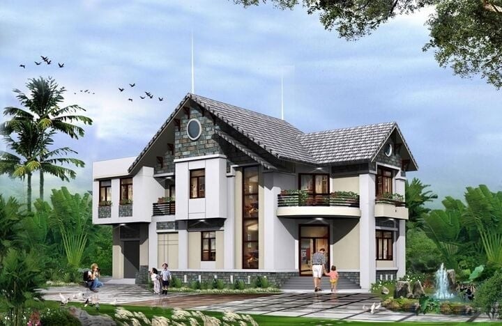 Nhà có thế nở hậu, tức mặt tiền hẹp, phần sau rộng rãi, được xem là thế “Long Hổ ôm vòng” – một bố cục phong thủy đại cát.