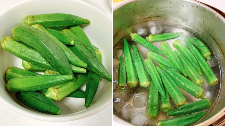 Không luộc đậu bắp quá lâu.