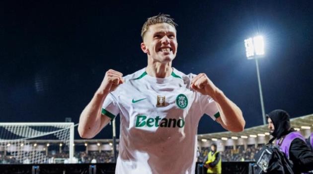 Viktor Gyokeres đang được Arsenal săn đón gắt gao.