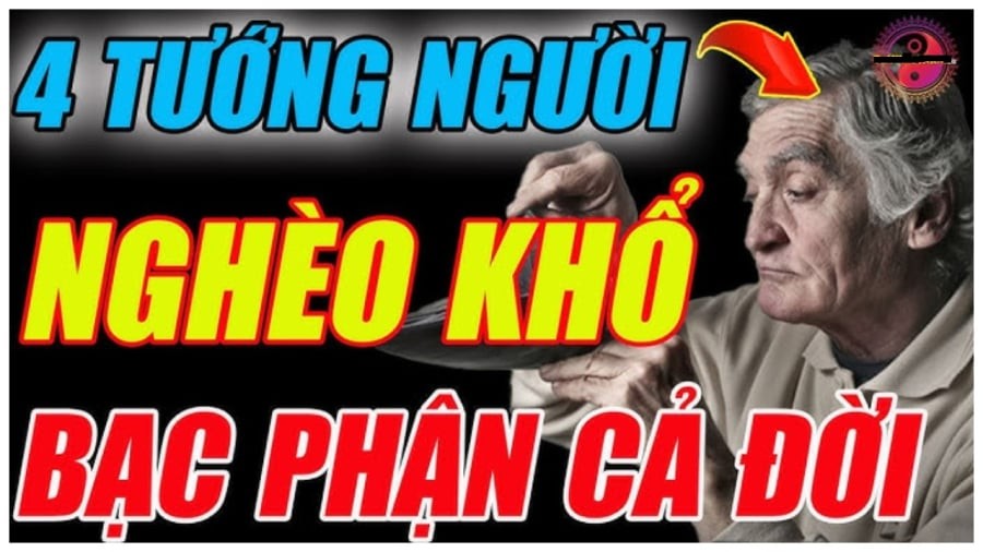 Tướng đàn ông nghèo khổ cả đời