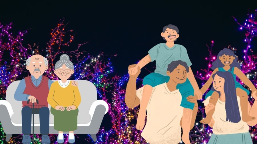 Cha mẹ già sống cùng con cái chưa chắc đã vui