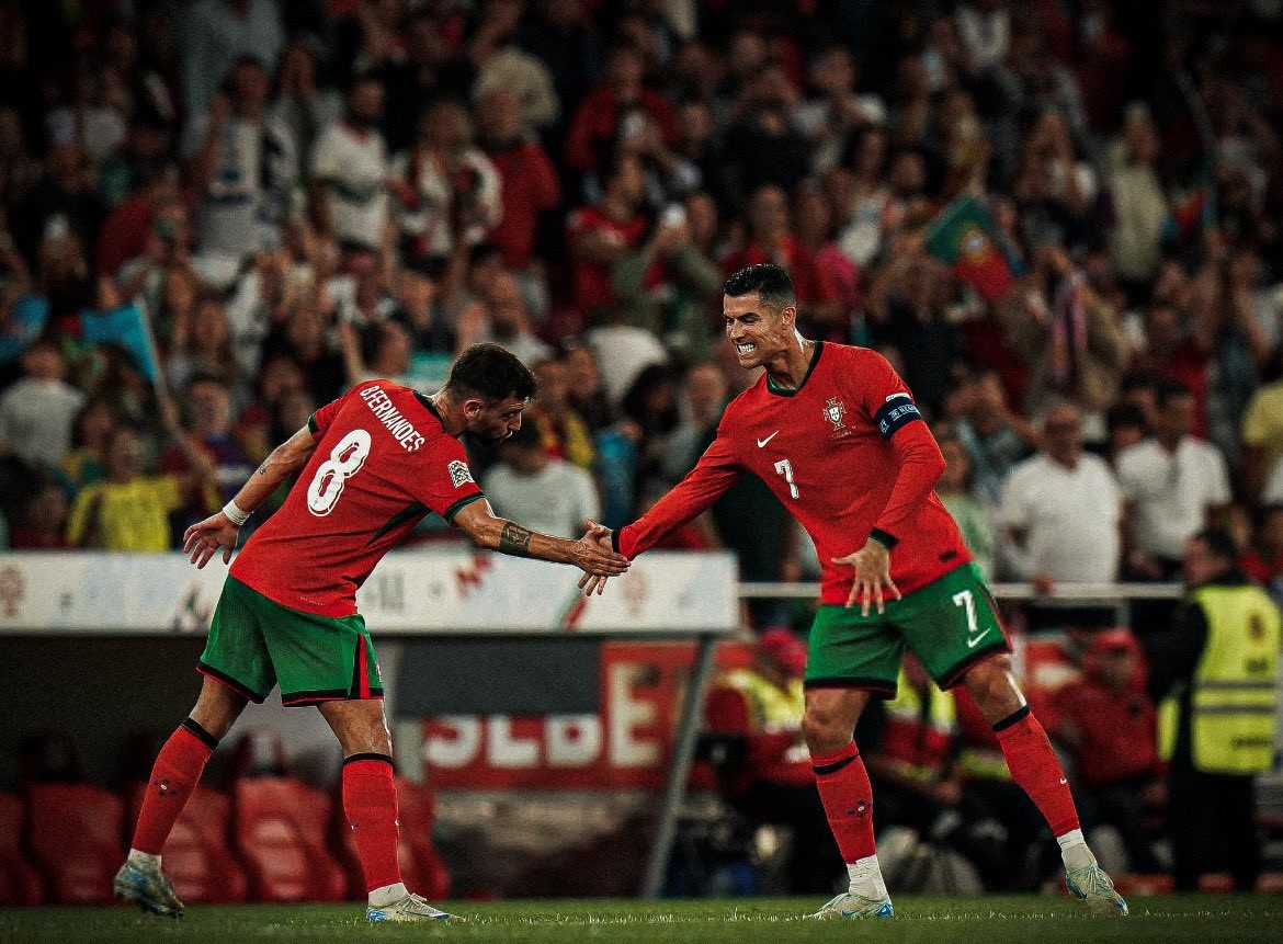 Được chơi bóng với thần tượng Ronaldo là giấc mơ có thật của Bruno