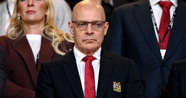 Dave Brailsford tại trận chung kết Europa League tháng trước