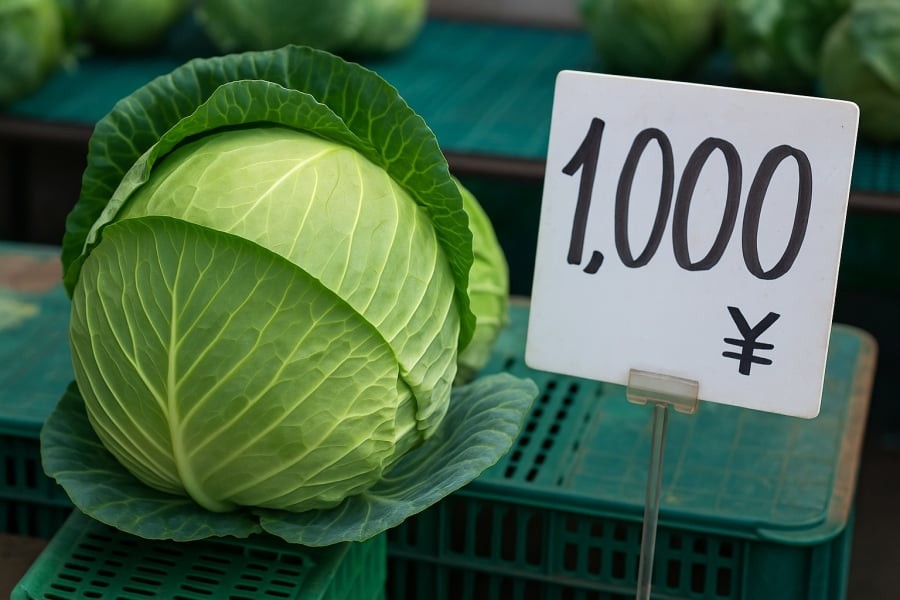 Bắp cải Việt được bán gần 200.000 đồng/cây tại Nhật khiến nhiều người bất ngờ.
