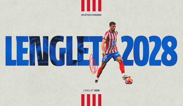 Lenglet chính thức ở lại Atletico sau khi rời Barca