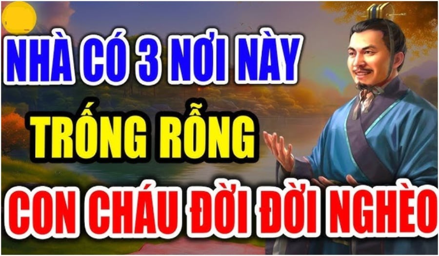 Nhà có 3 thứ này nghèo khổ