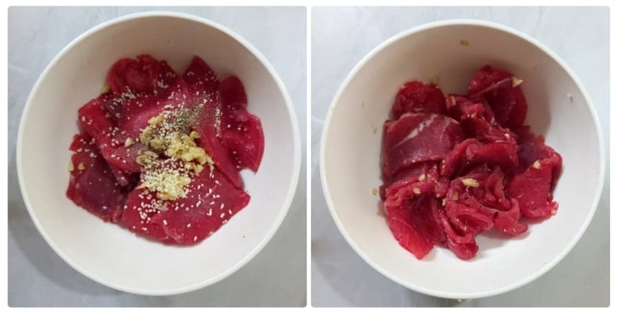 Ướp thịt bò