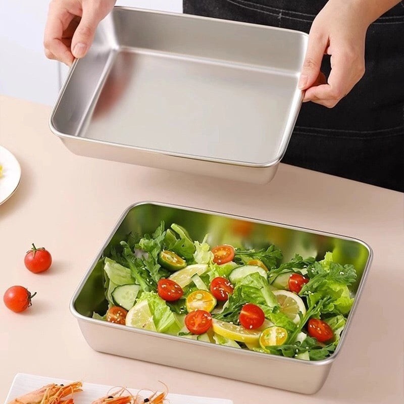 Hộp inox giữ nhiệt – tiện lợi cho dân văn phòng nhưng cần tránh đựng món chua.
