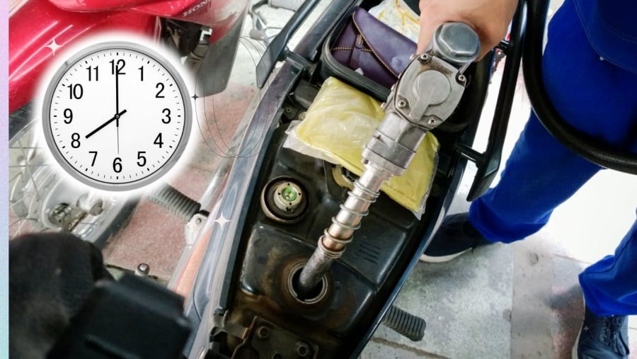 Nếu xe bạn đang đi là xe máy, việc đổ đầy bình còn gây nguy cơ tràn xăng, đặc biệt là vào mùa hè, khiến xăng bốc hơi nhanh hoặc ảnh hưởng đến hệ thống xăng của xe.