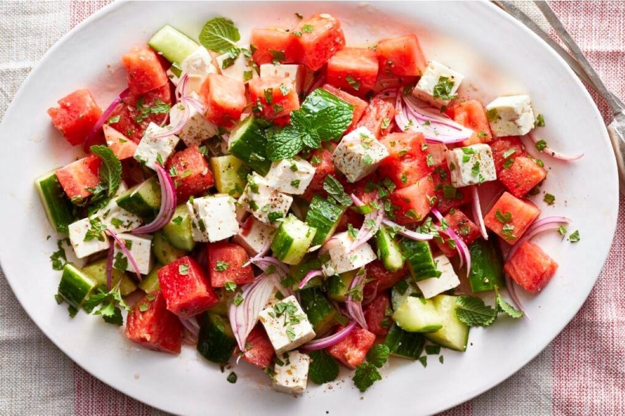Salad dưa hấu