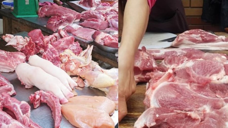 Thịt lợn cấu tạo gồm bì, mỡ, nạc nên đặt trên bàn sẽ thấy ngon hơn