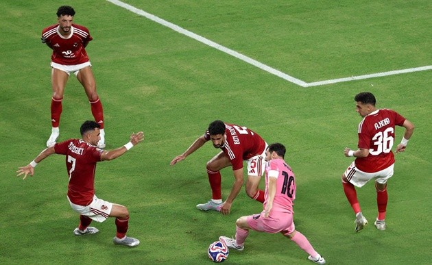 Messi thi đấu cố gắng nhưng không thể giúp Inter Miami giành 3 điểm.