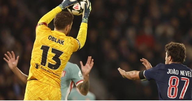 Oblak sẽ đối mặt với hàng công PSG thêm lần nữa. 