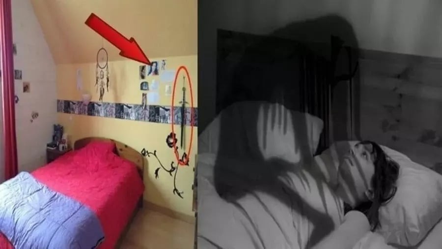 Nhiều người lầm tưởng rằng đặt những vật sắc nhọn như dao, kéo gần giường ngủ sẽ giúp xua đuổi tà khí hoặc phòng ngừa kẻ gian.