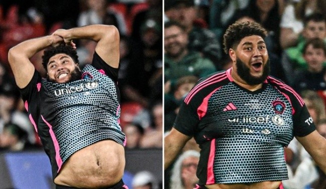 Big Zuu ăn mừng theo phong cách Ronaldo.