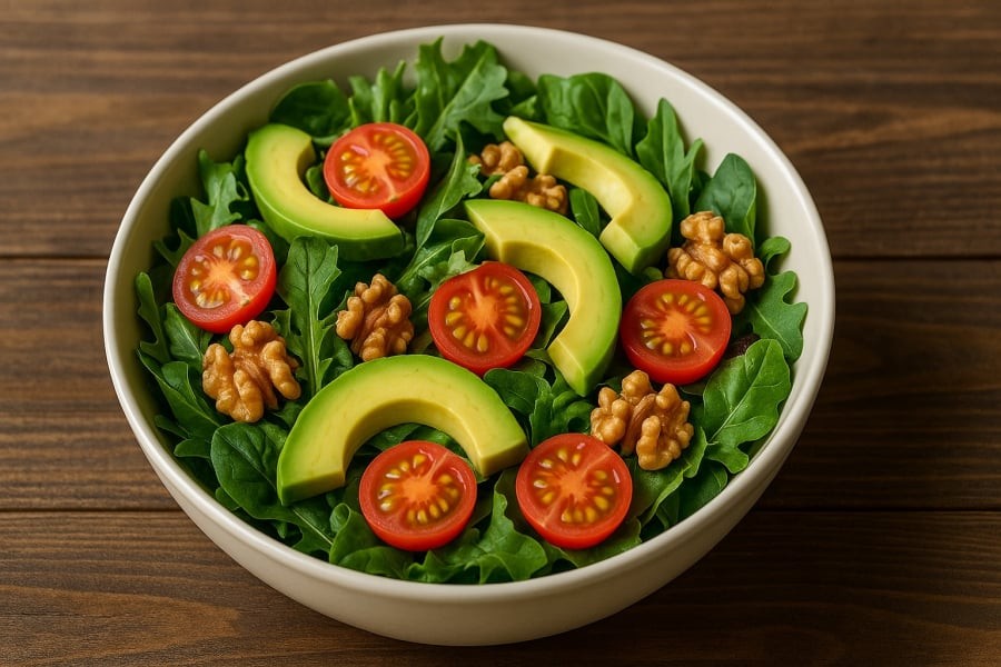 Salad bơ – món ngon đơn giản giúp bảo vệ gan và kiểm soát mỡ máu.