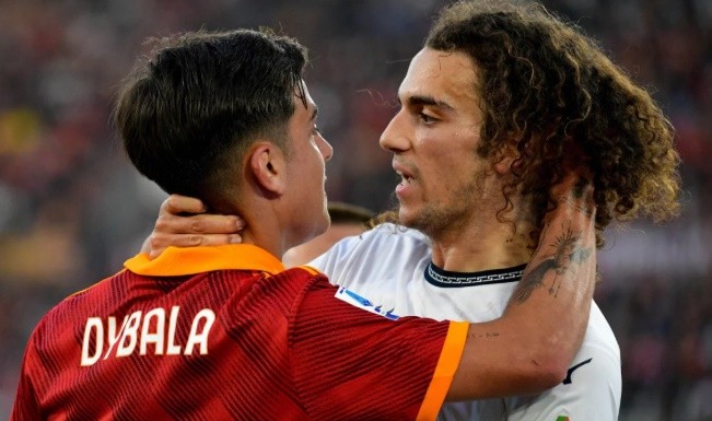 Dybala và Guendouzi từng có màn đối đầu nảy lửa tại Serie A.