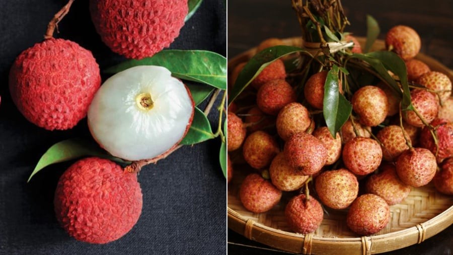 Bạn nên chọn những chùm vải tươi, mới thu hoạch để đảm bảo hương vị tươi ngon, bảo quản được lâu.