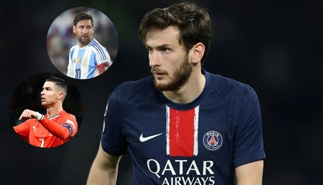 Khvicha đánh giá thế nào về Messi và Ronaldo?