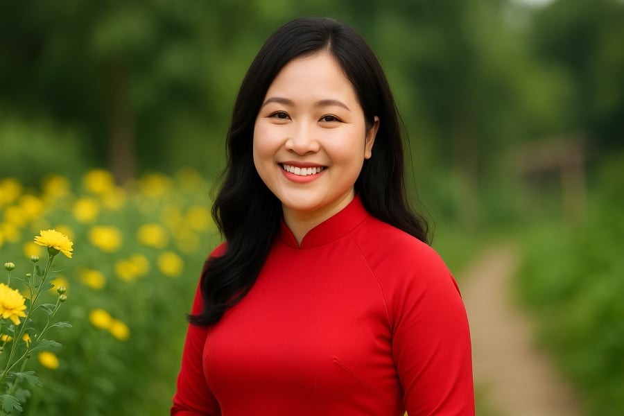 Nét tướng khuôn mặt tròn đầy và nụ cười tươi mang đến cảm giác phúc hậu, thiện lương.