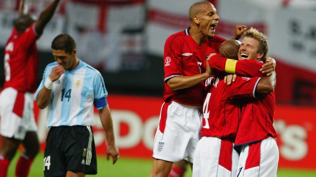 Đội tuyển Anh phục thù trước Argentina tại World Cup 2002