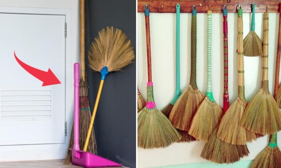Đặt chổi sai vị trí nghèo khổ
