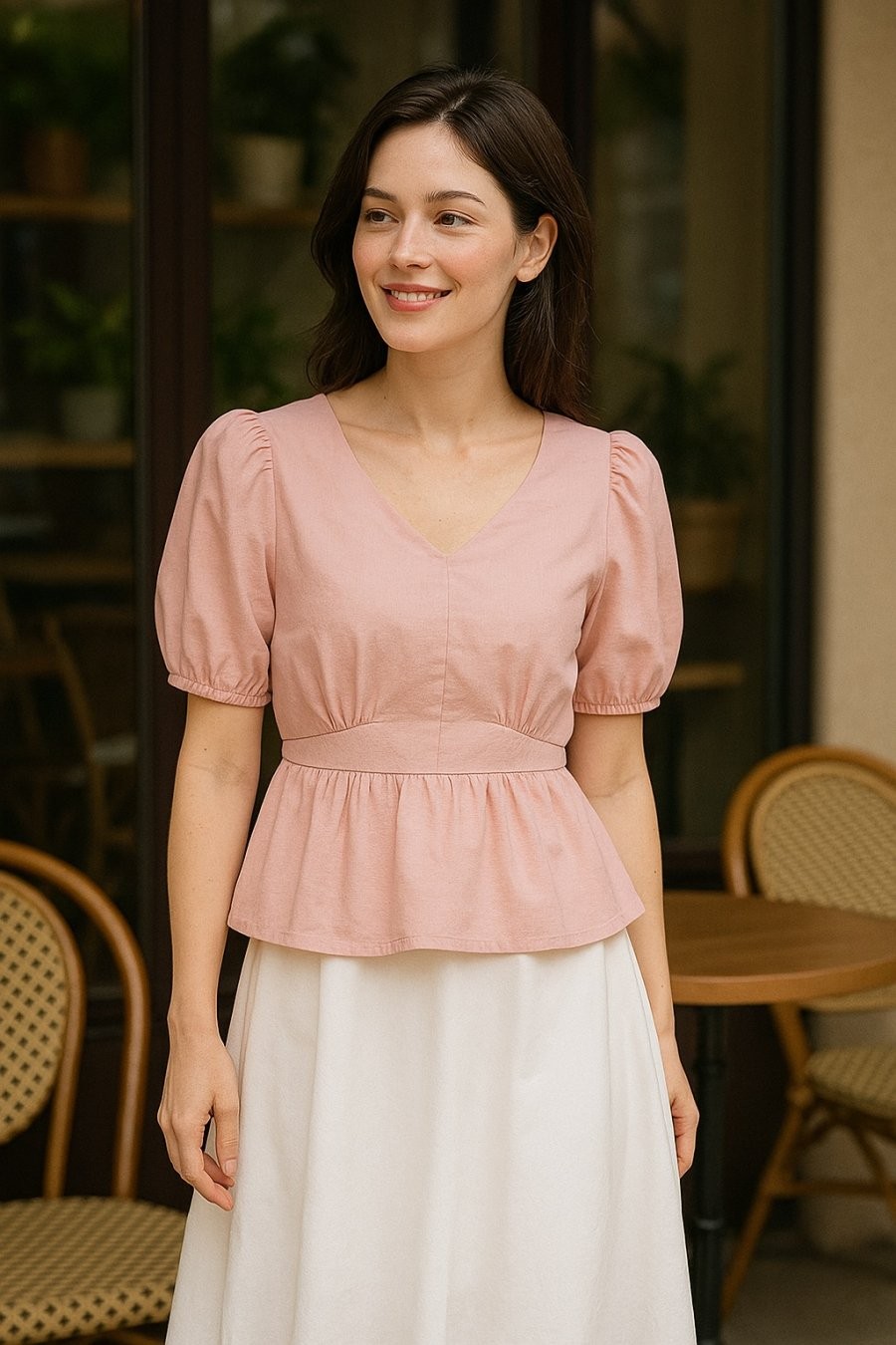 Blouse pastel mềm mại, hack tuổi tuyệt vời cho nàng yêu vẻ nữ tính.