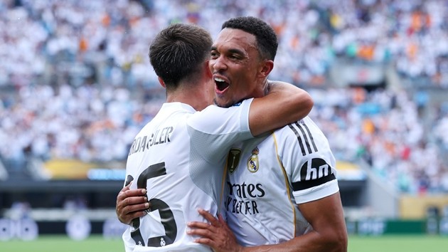 Trent Alexander-Arnold đang từng bước hòa nhập tại Real Madrid.