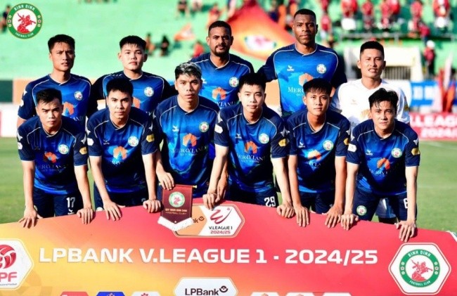 Bình Định rớt hạng.