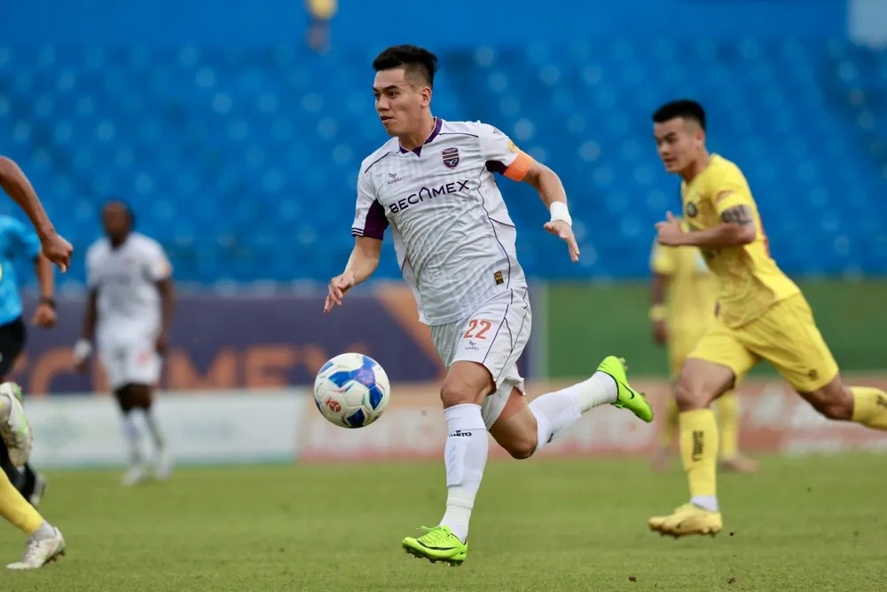 Tiến Linh đã ghi 14 bàn trong mùa giải này.