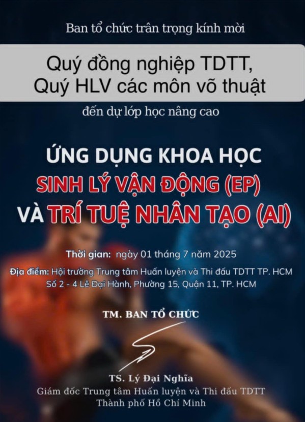 Ban tổ chức sự kiện trân trọng gửi thiệp mời.
