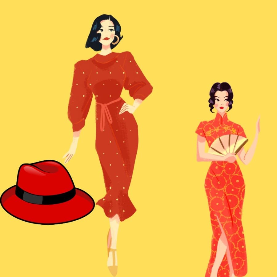 Màu đỏ mang tính kích thích, năng lượng quá mạnh kết hợp với tháng 6 nắng nóng gây khó chịu