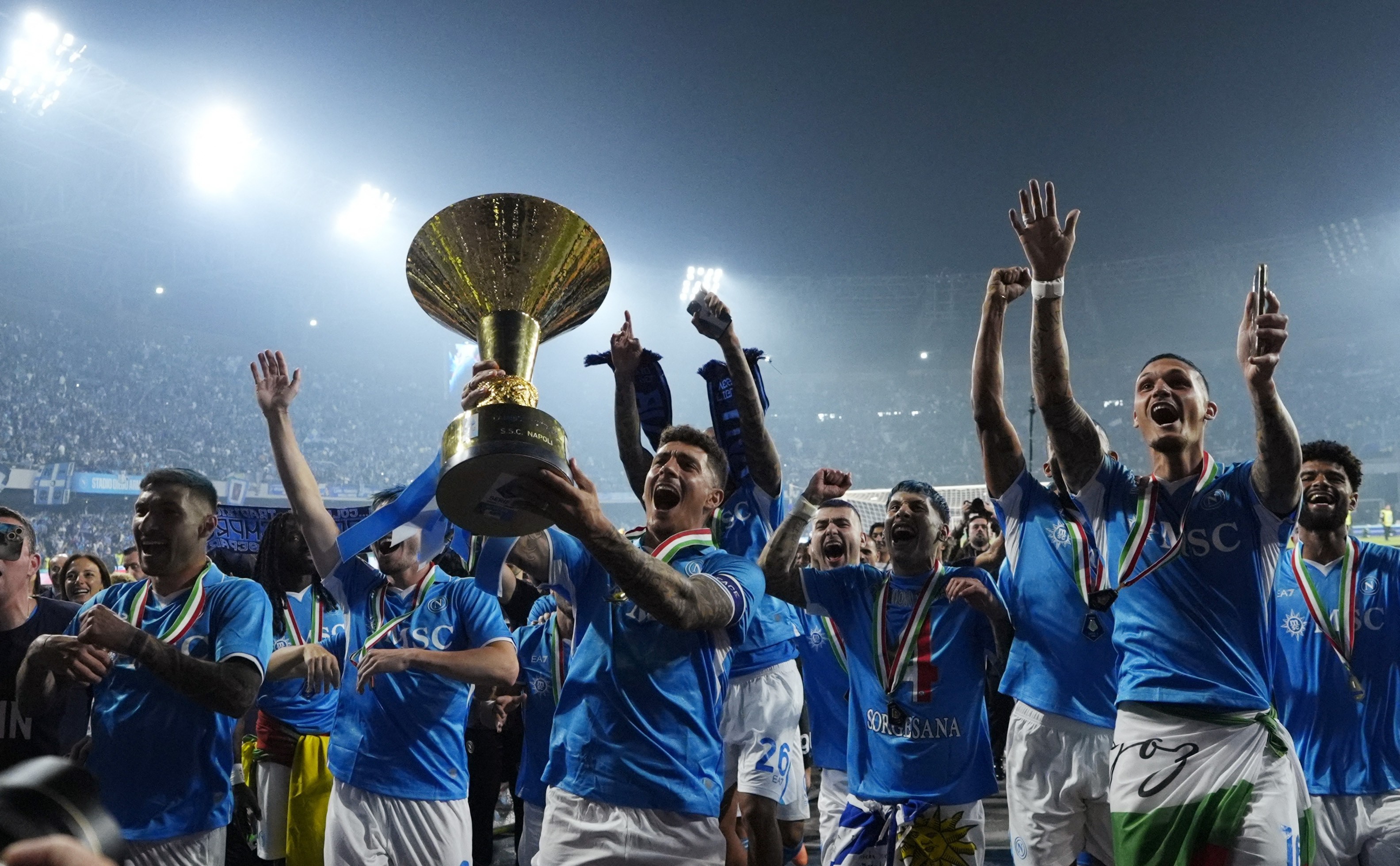 Napoli đã trở thành thế lực của bóng đá Ý những năm gần đây
