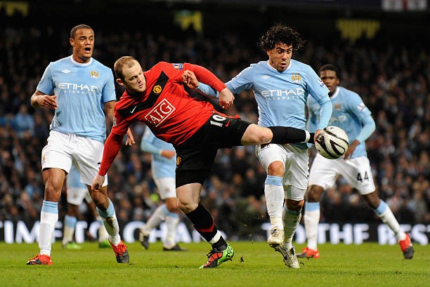 Rooney và Tevez 
