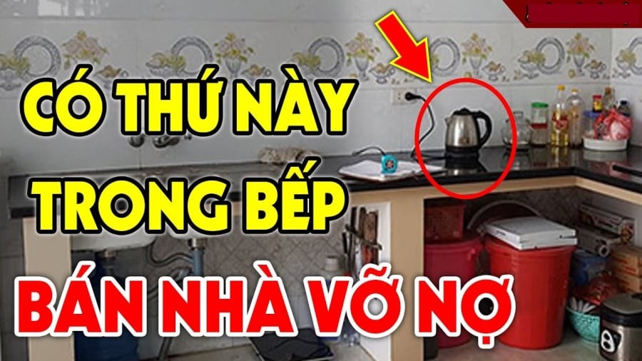 3 thứ đặt trong bếp nghèo khổ hao tài