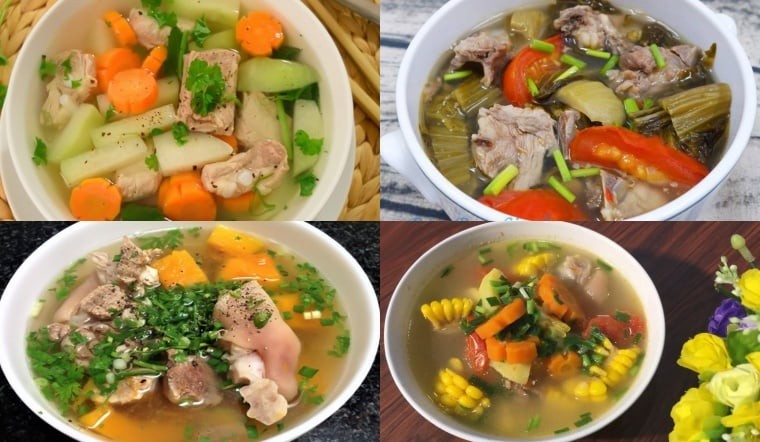 Cách nấu canh xương ngon ngọt