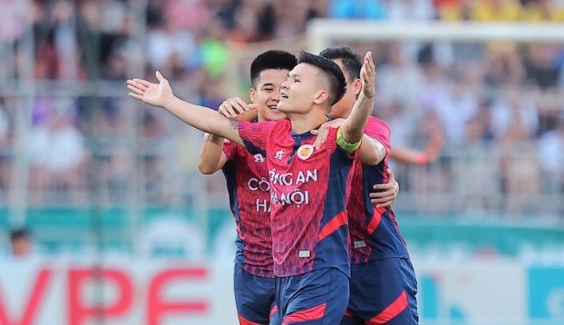 Quang Hải cùng các đồng đội lên ngôi vô địch ở Cúp quốc gia.