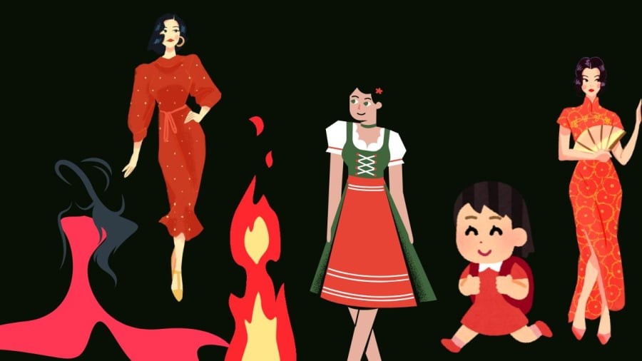 Mặc màu đỏ khi thời tiết quá nóng gây kích động, gia tăng nóng nảy