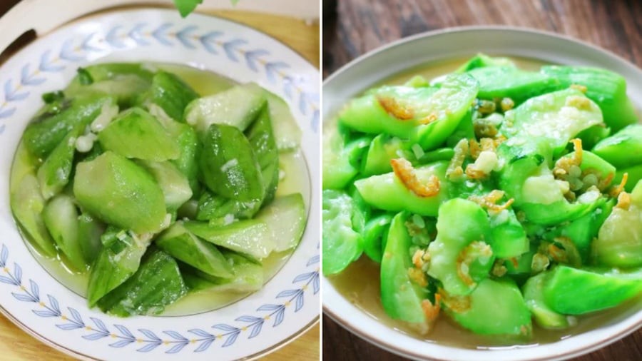 Khi xào mướp, để giữ được màu xanh bắt mắt, bạn cần một số mẹo nhỏ dưới đây.