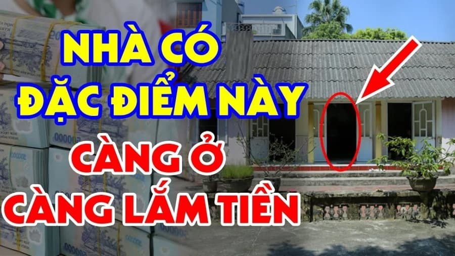 Nhà có 3 điều này giàu có
