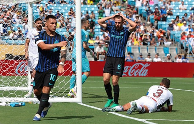 Martinez không hài lòng về màn trình diễn của Inter. 